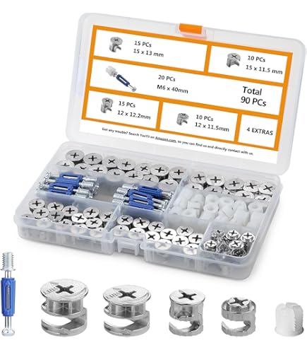 2025/02/02(日) 2000 Amazon.com: ReplacementScrews Metal Cam Lock Nuts Compatible